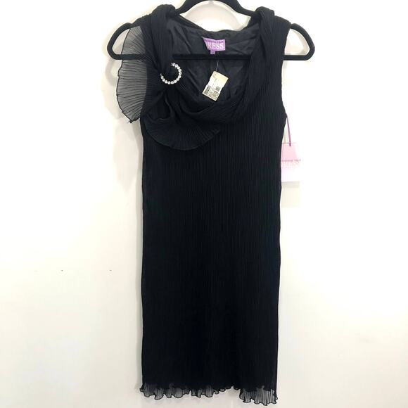 Vivienne Tam‎ Black Embellished Cocktail Dress - Picture 1 of 8